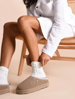 - - Erin damespantoffels van schapenvacht*Just Sheepskin Online