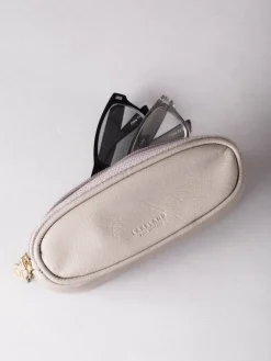 Grijs - dubbele brillenkoker*Lakeland Leather Online