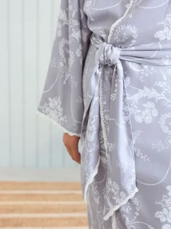 Grijs - Josette badjas*Laura Ashley Outlet