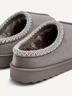 - Tana Faux Suede Slip-On Slippers*Linzi Discount