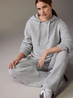 Grijs - Maternity Knitted Hoodie*Next