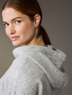 Grijs - Maternity Knitted Hoodie*Next