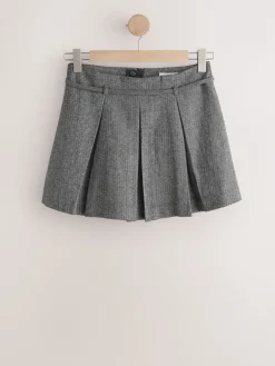 Grijs - Mini Kilt Skirt With Wool*Next New