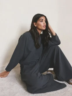 Grijs - N.Premium Brushed Wide Sweatshirt*Next New