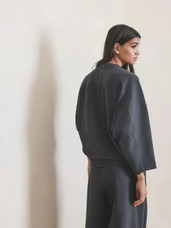 Grijs - N.Premium Brushed Wide Sweatshirt*Next New