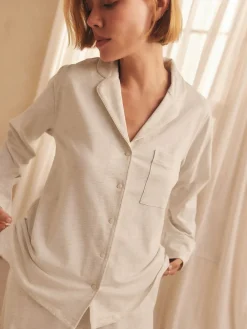 - Pyjama met knopen en jerseystof*Next