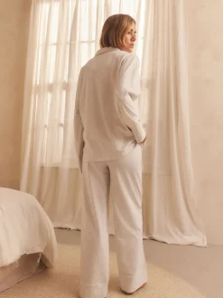 - Pyjama met knopen en jerseystof*Next