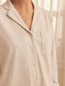 - Pyjama met knopen en jerseystof*Next