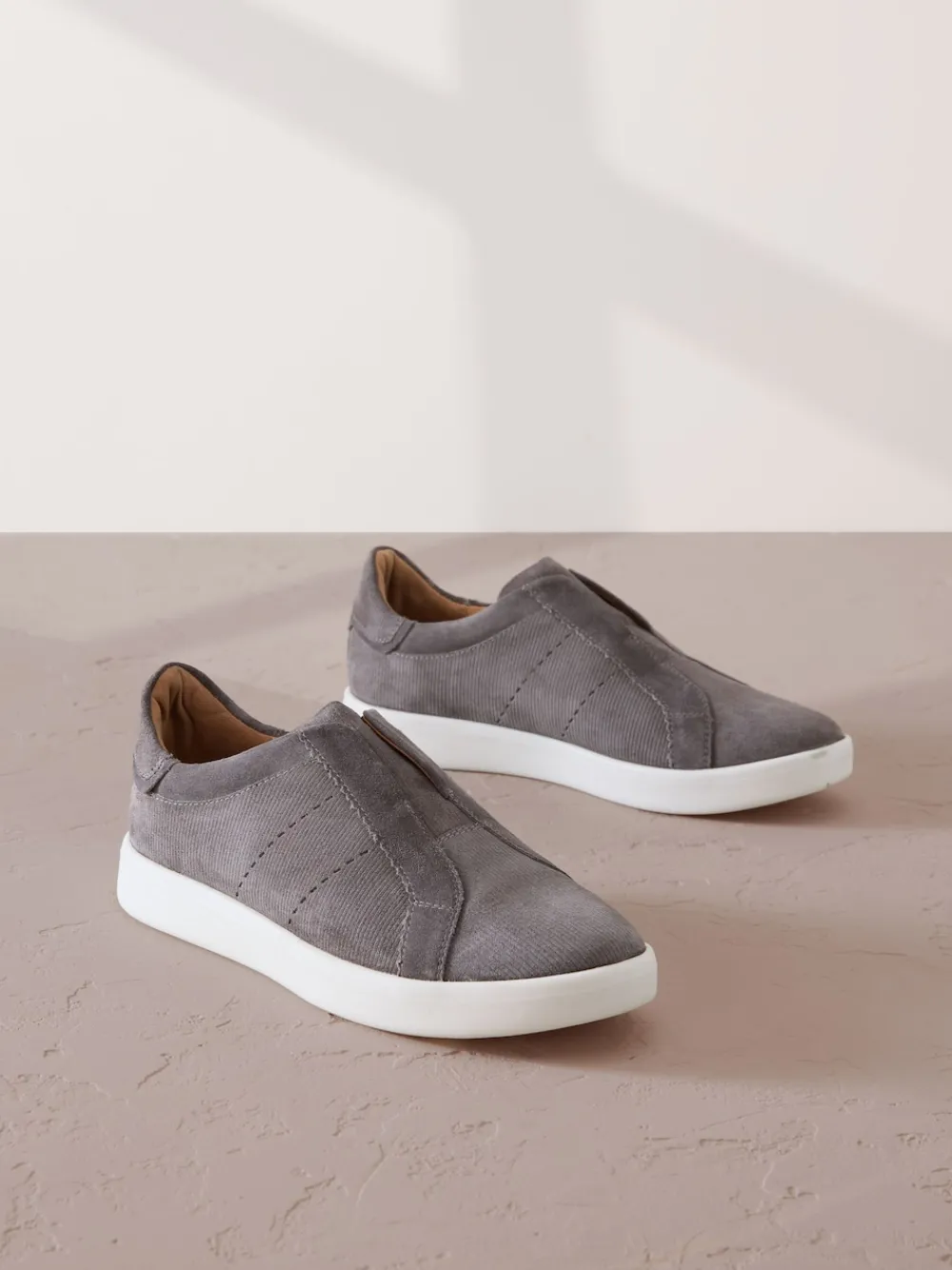 - Signature Premium Leather Laceless Slip-On Trainers*Next Clearance