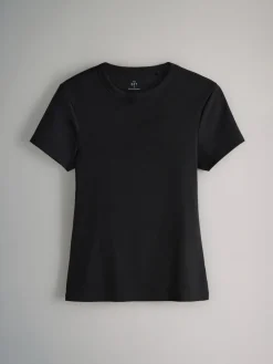 Grijs - 5 Pack Korte Mouw Geribd T-shirt*The Set Online