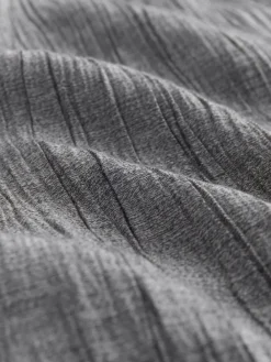 Grijs - Tie Waist Wide Leg Trousers with Wool*Next Online