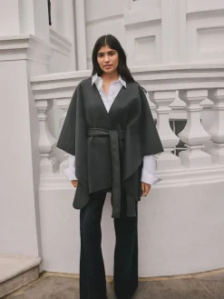 - Wrap Front Cape Poncho*Next Sale