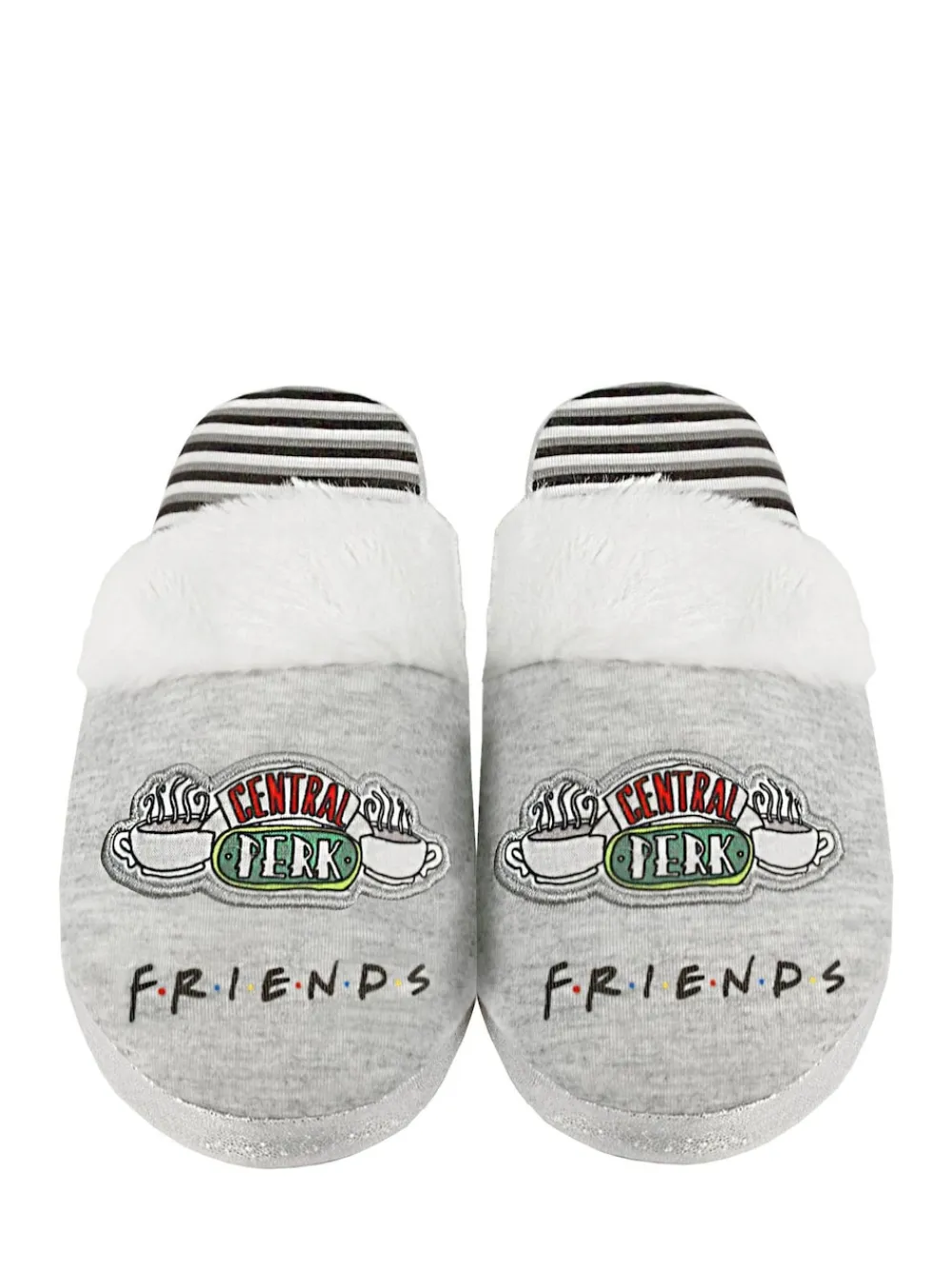 Grijs Friends - winterse pantoffelmuiltjes voor dames*Vanilla Underground