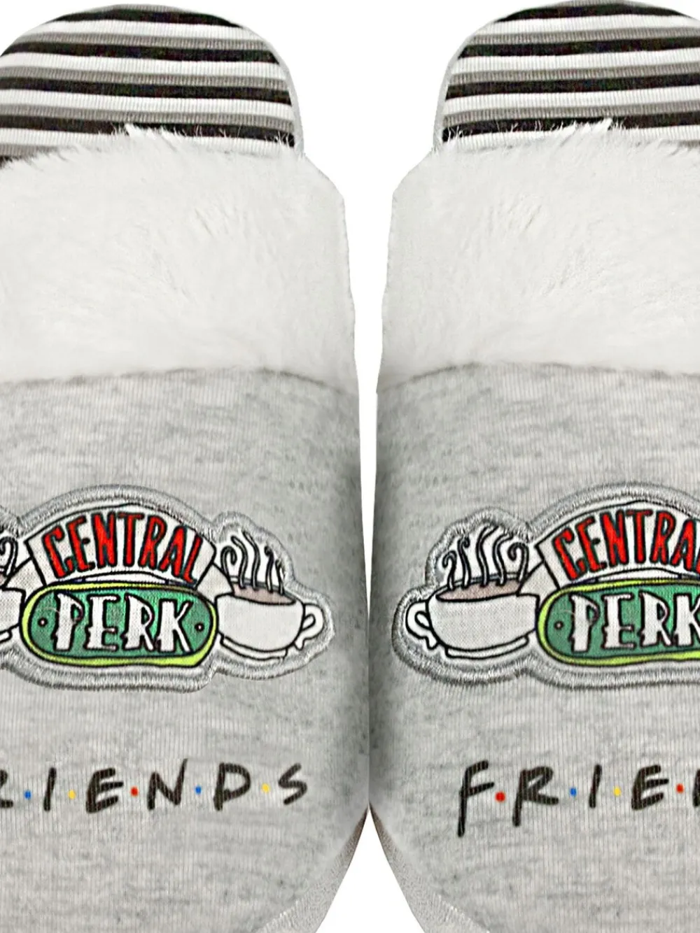 Grijs Friends - winterse pantoffelmuiltjes voor dames*Vanilla Underground