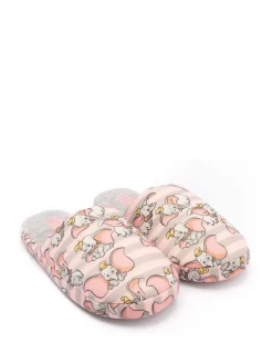 Grijs met Dombo - winterse pantoffelmuiltjes voor dames*Vanilla Underground Best