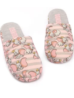 Grijs met Dombo - winterse pantoffelmuiltjes voor dames*Vanilla Underground Best