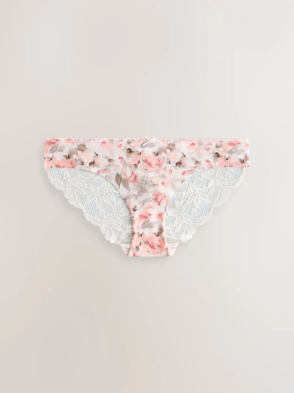 Grijs-groen - 5 Niet-aftekenende slips met kanten achterkant*Next Hot