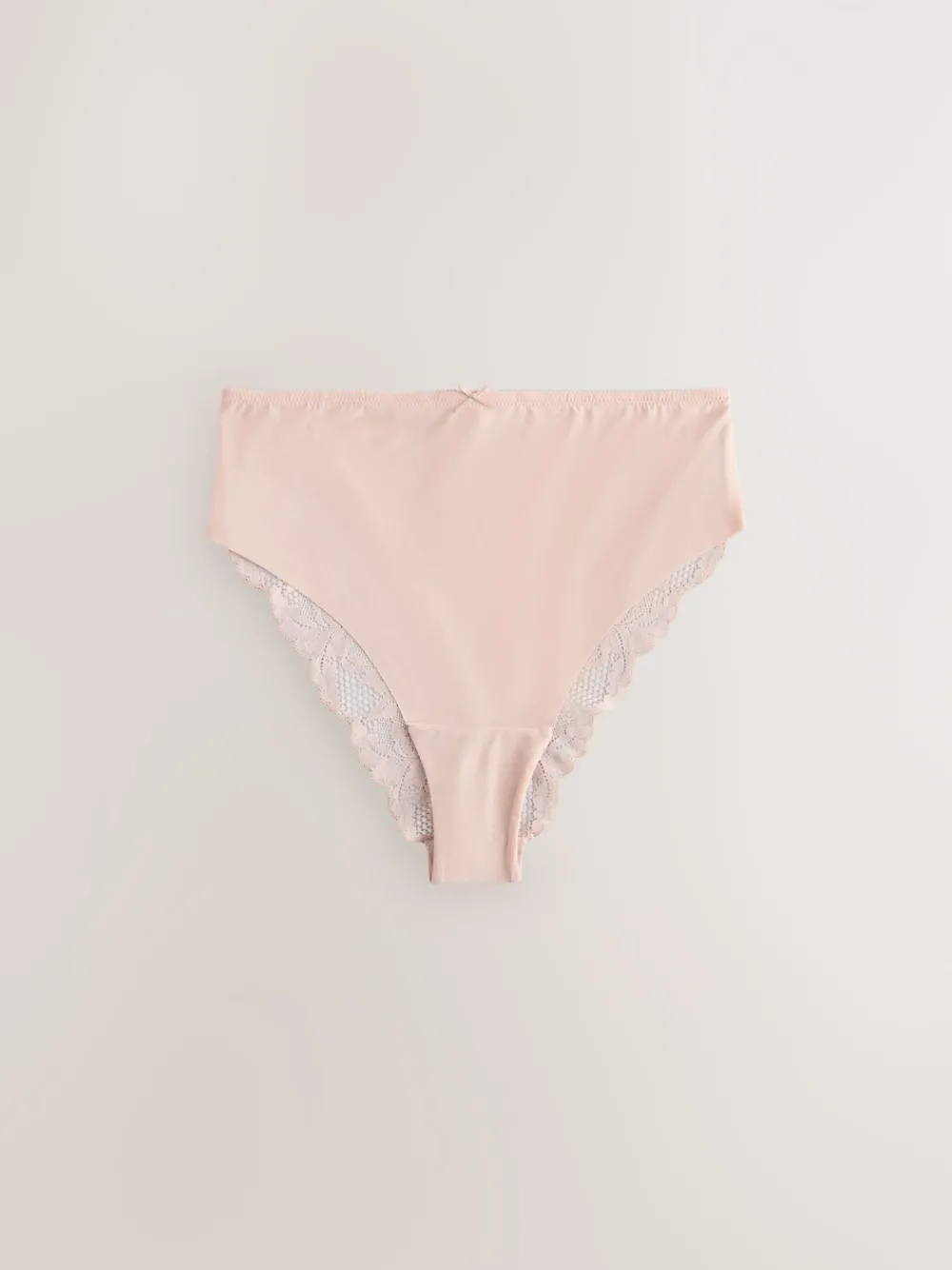 Grijs-groen - 5 Niet-aftekenende slips met kanten achterkant*Next New