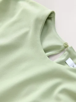 Grijs-groen - Lange jurk met cape*Next Online