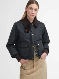 - ® Cropped Beadnell Wax Jacket*Barbour Hot