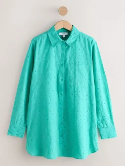 Groen - Broderie shirt*Next Online