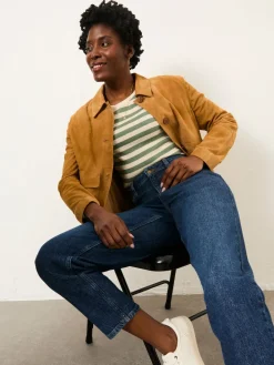 - FatFace Stripe Long Sleeve Top*Fat Face Clearance