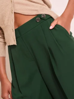 - Adjustable Waist Premium Wide Leg Trousers*Friends Like These Clearance