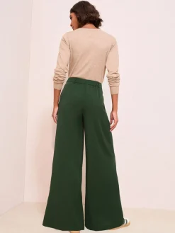 - Adjustable Waist Premium Wide Leg Trousers*Friends Like These Clearance