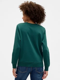 Groen - - Relaxed sweatshirt met logo*Gap New