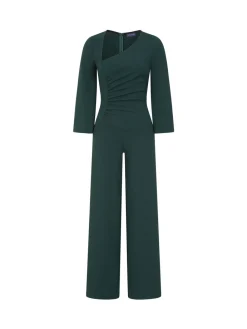 - Ruched Jumpsuit with Sleeves*Hot Squash