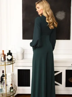 - HotSquash jumpsuit met wijde pijpen en blousonmouwen*Hot Squash Sale