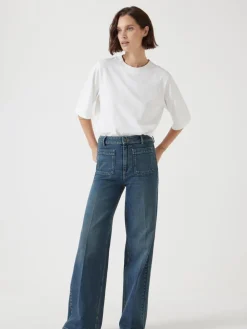 - Rowan jeans met uitlopende pijpen*Hush Discount