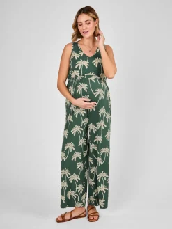 - zwangerschapsjumpsuit van jersey met wijde pijpen*Jojo Maman Bébé Sale