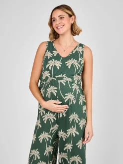 - zwangerschapsjumpsuit van jersey met wijde pijpen*Jojo Maman Bébé Sale