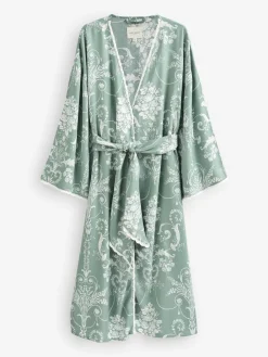 Groen - Josette badjas*Laura Ashley Sale