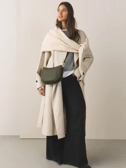 - Leather Scoop Cross-Body Bag*Next Online