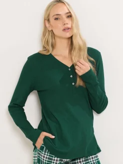 - Long Sleeve Waffle Pyjamas Top*Long Tall Sally Outlet