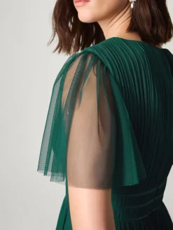 - Emily Short Sleeve Tulle Bridesmaid Dress*Monsoon Sale