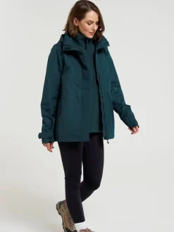 - Womens Fell 3-in-1 Water Resistant Jacket*Mountain Warehouse Hot