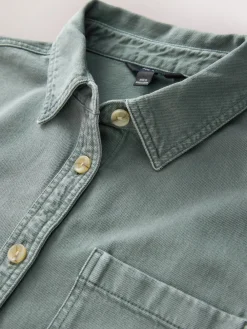 Groen - Oversized denim overhemd*Next Best