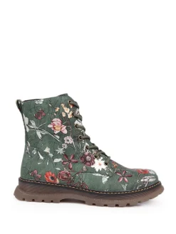 - Lace Up Floral Boots*Pavers Sale