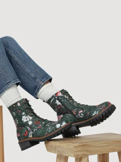 - Wide Fit Lace-Up Ankle Boots*Pavers Clearance