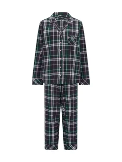 - geschenkset van behaaglijke geborsteld katoenen pyjama met ruit*Pour Moi Best