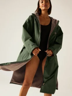 Groen - - Waterdichte omkleedjas voor volwassenen*Regatta Sale