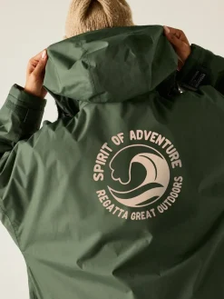 Groen - - Waterdichte omkleedjas voor volwassenen*Regatta Sale