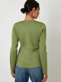 - Cinched Knitted Button Up Cardigan*Threadbare