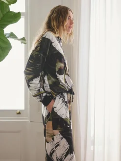 Groen met bladerprint - Behaaglijke pyjama met lange mouwen*Next Sale