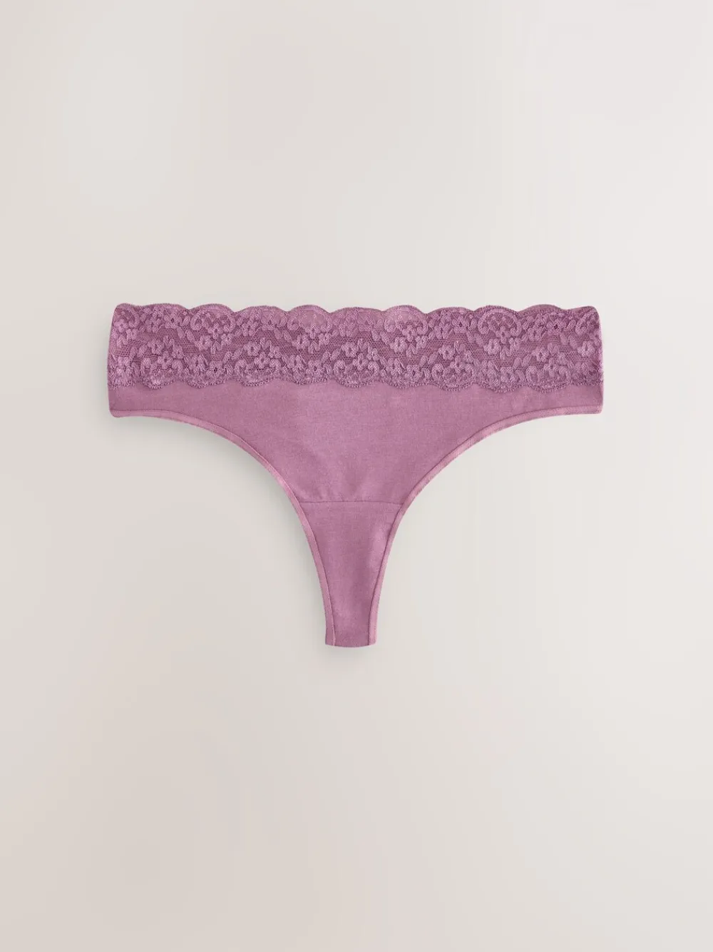 Groen met bloemetjesprint - Katoenen kanten slipjes 4 stuks*Next Clearance