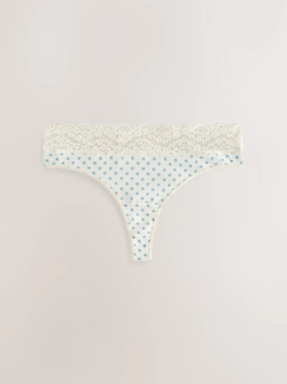 Groen met bloemetjesprint - Katoenen kanten slipjes 4 stuks*Next Clearance