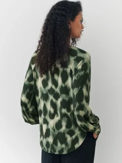 - Long Sleeve V-Neck Jersery Blouse*Next New